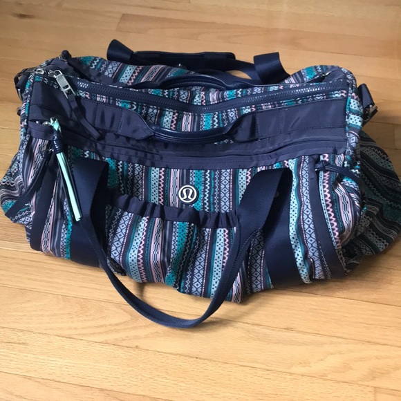 lululemon athletica Handbags - Lululemon patterned Gym Bag lululemon athletica Handbags - Lululemon patterned Gym Bag